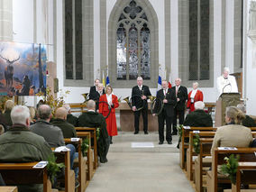 Hubertusandacht in St. Crescentius (© Karl-Franz Thiede)